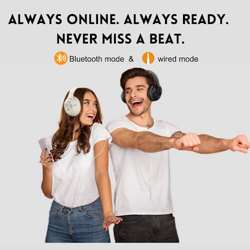 Bingozones B7 Pro. Over The Ear Headphones Wireless Bluetooth 65 Hours Playtime Foldable Deep Bass HIFI Stereo Wireless Headsets with Mic Lightweight Memory Foam Soft Earmuff, for Phone,TV Black - 5