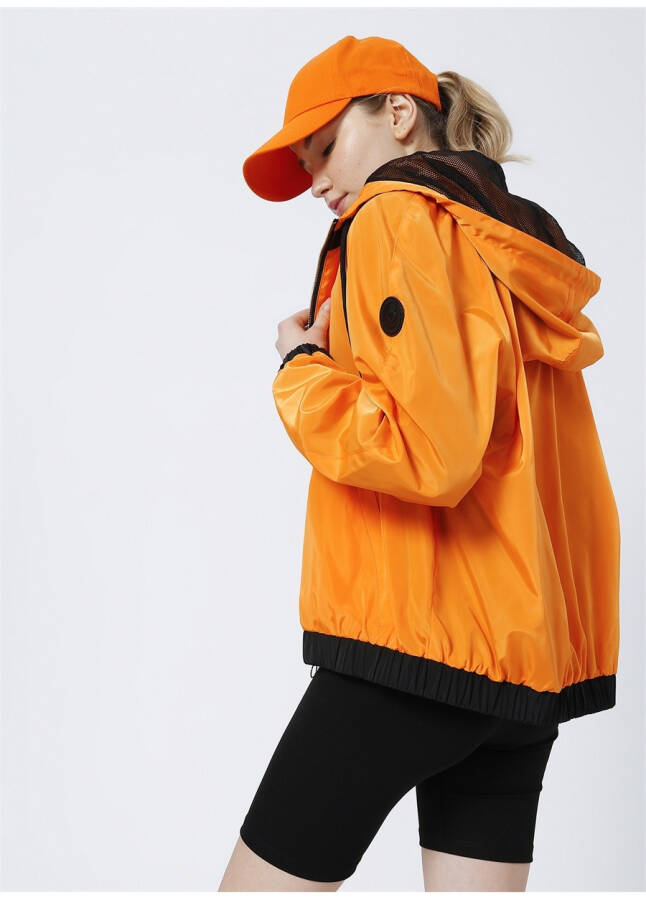 Biondina X Boyner Orange Hooded Women's Basic Thin Jacket KESHA - 16