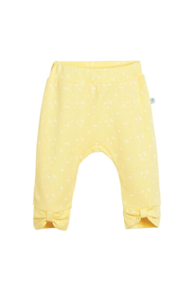 Biorganic Fly Dandelion Pants Without Feet 57731 Yellow-Ecru - 1