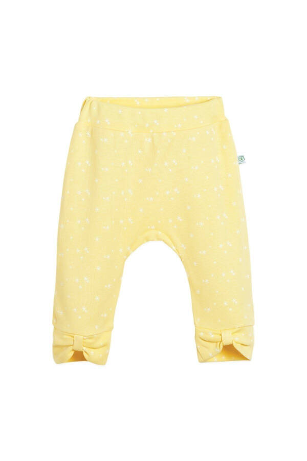 Biorganic Fly Dandelion Pants Without Feet 57731 Yellow-Ecru - 4