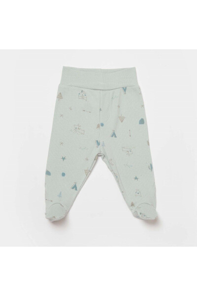 Biorganic Modal Happy Forest Patik Pants 57891 Beige-mint - 2