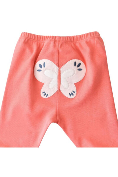 Biorganic Wild Flowers Slipper Pants 57773 Coral - 7