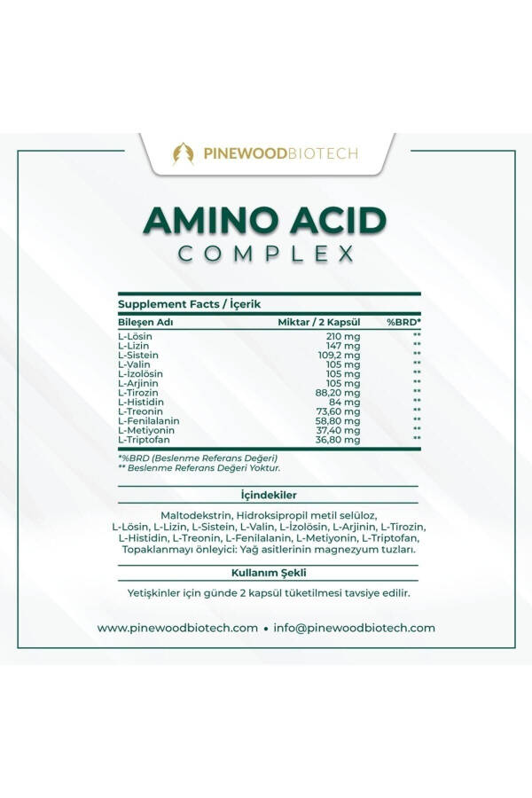 Biotech Aminokislota Kompleksi Tarkibiy To'ldiruvchi Oziq-ovqat - 2