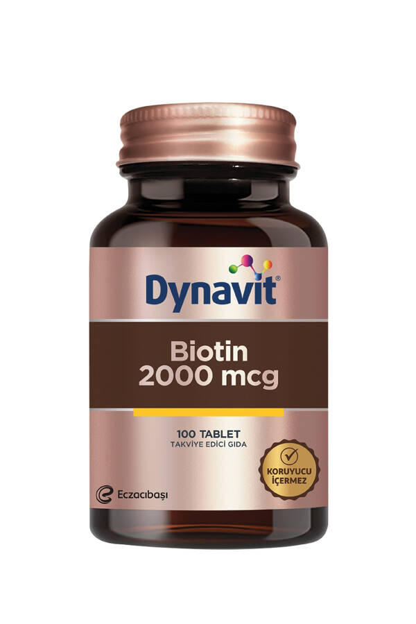 Biotin 2000 Mcg 100 Tablet - 6