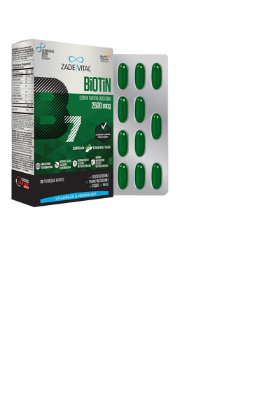 Biotin 30 Soft Capsules - Blister - 1