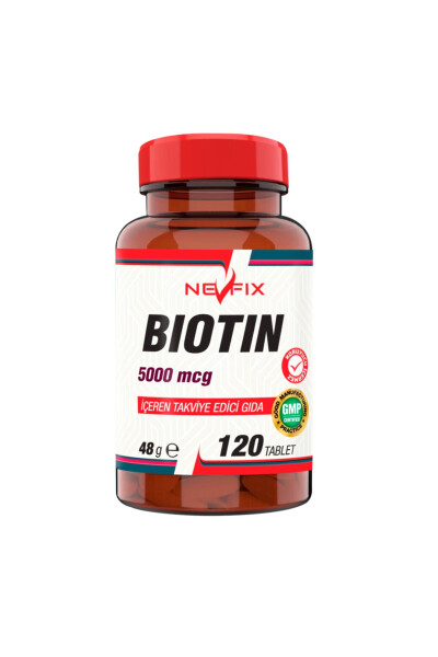 Biotin 5 mg 120 Tablets - 1