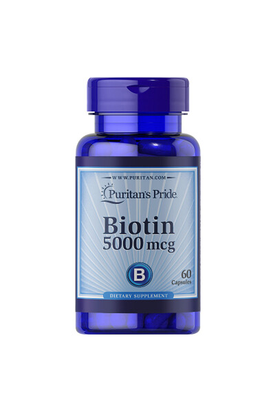 Biotin 5000 Mcg 60 Capsules - 1