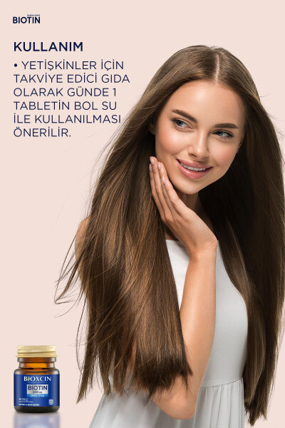 Biotin 5.000 Mcg 60 Tablet Alana Biotin Şampuan 300 ml - Daha Güçlü Saçlar - 4