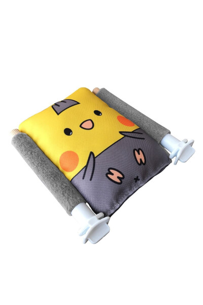 Bird Bed Soft Rest Pillow Double-Sided Sleeping Tunnel Yellow Grey Sultan Parrot Bed Perch - 1