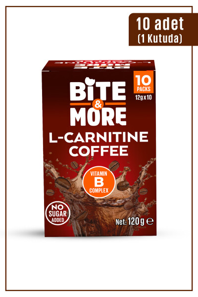 Bite & More L-carnitine Coffee 12 grams X 10 Pieces (L-CARNITINE COFFEE) - 1