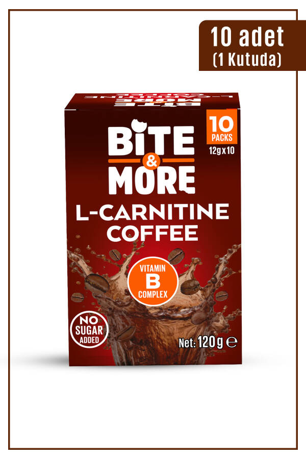 Bite & More L-carnitine Coffee 12 grams X 10 Pieces (L-CARNITINE COFFEE) - 1