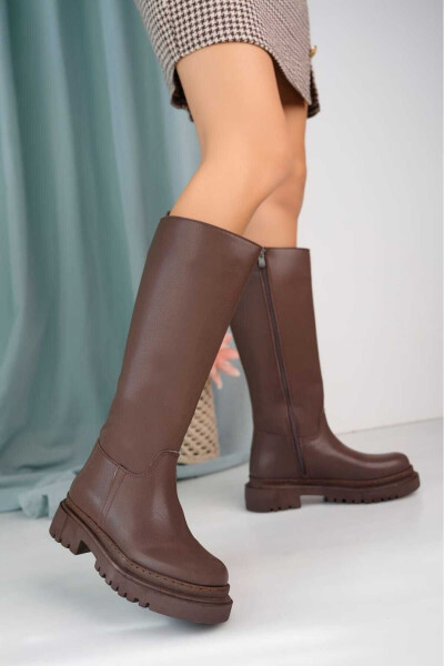 Bitter coffee woman pull-on boots - 2