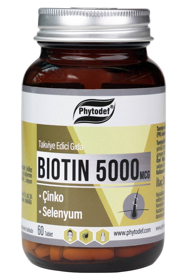 Biyotiin 5000 Mcg - 60 Tablet - 1