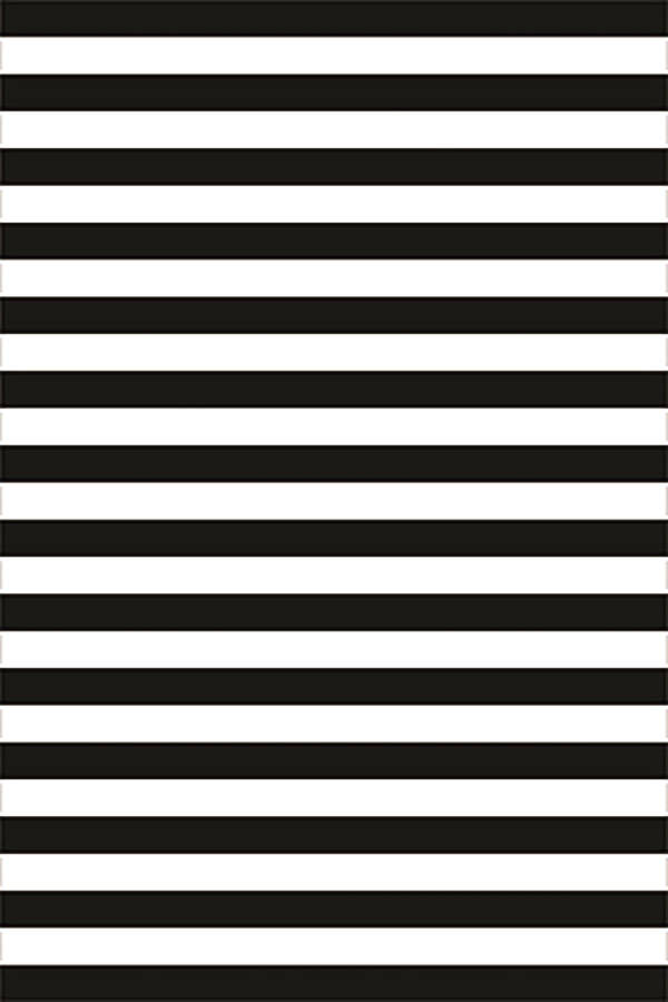 Black and White Striped Washable Non-Slip Stain-Resistant Modern Living Room Rug and Runner - 4