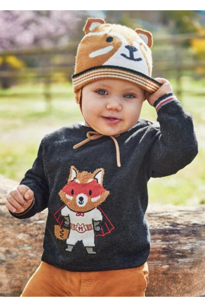 Black Baby Boy Sweater - 1