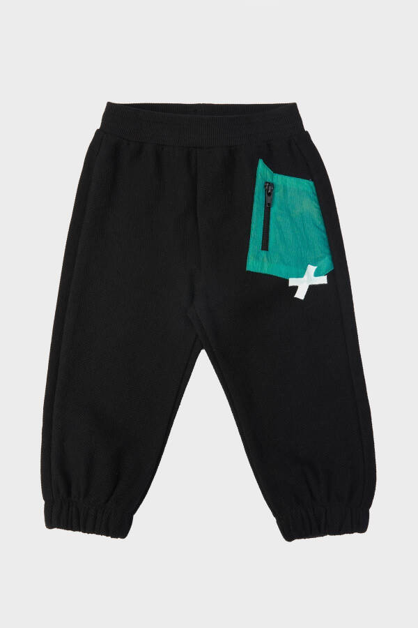 Black Baby Boy Sweatpants 23FW0BG1229 - 1