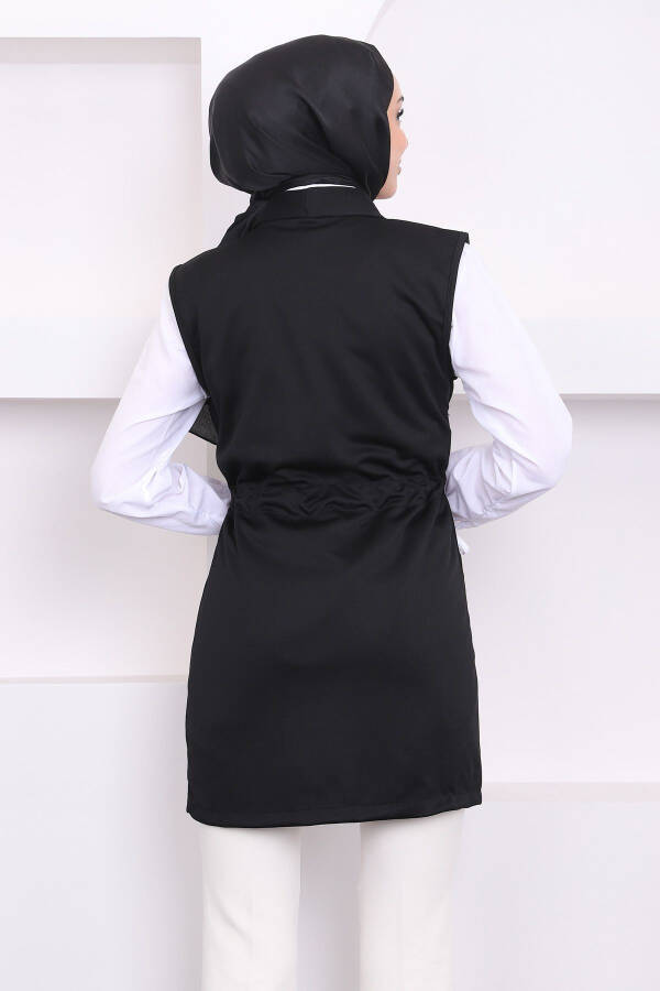 Black Belted Vest - 15