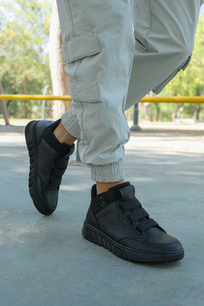 Black Black Unisex Sneaker Boot 0012383 - 9