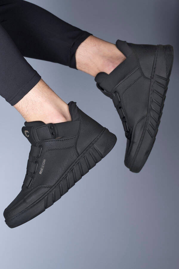 Black Black Unisex Sneaker Boot 0012383 - 12