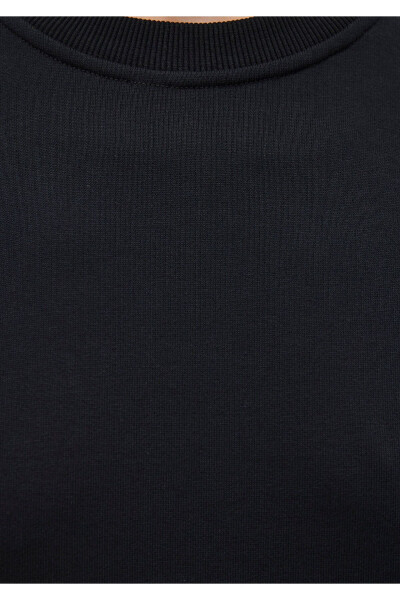 Black crew neck sweatshirt (1S10183-900) - 6