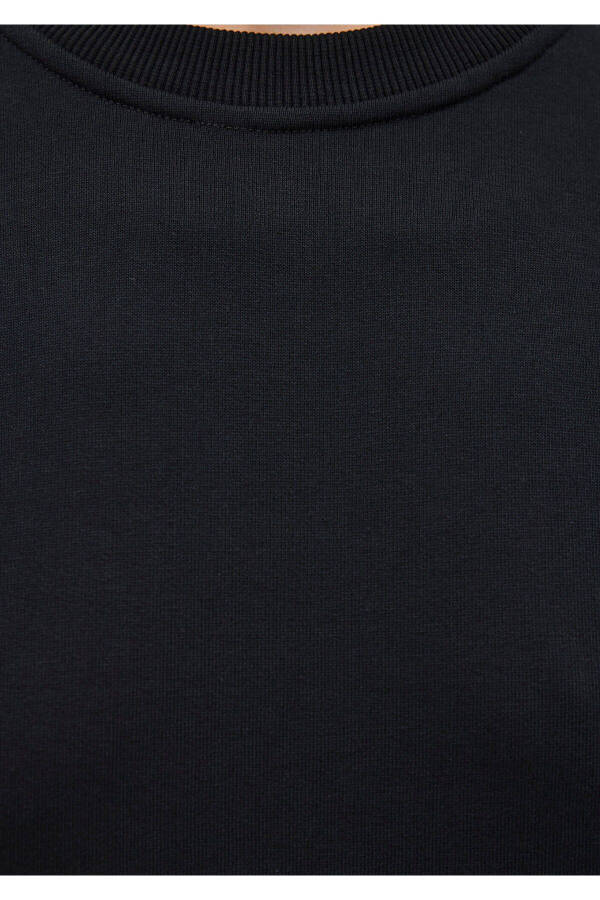 Black crew neck sweatshirt (1S10183-900) - 6