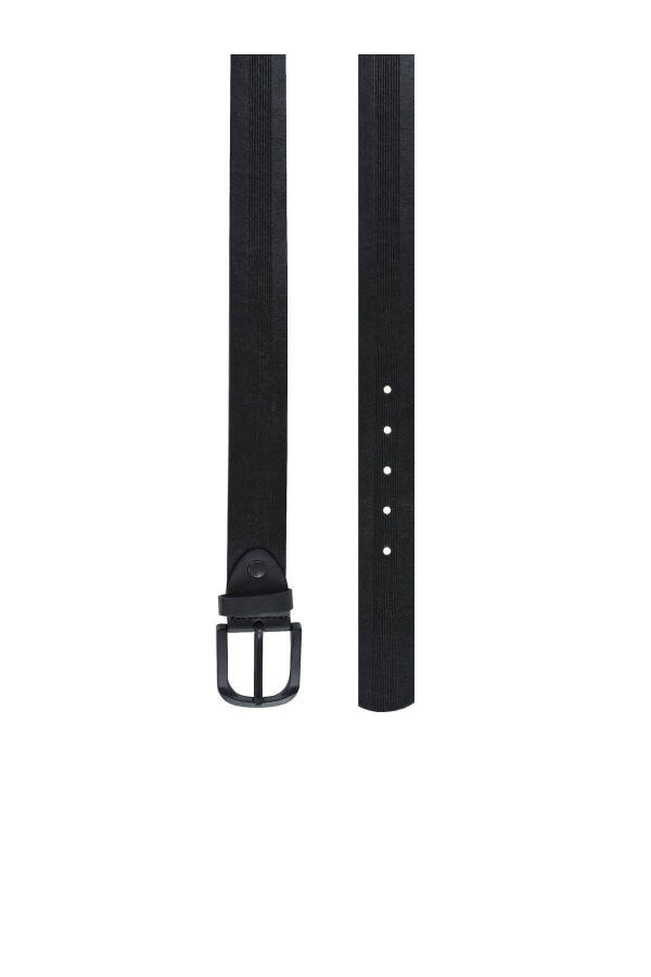 Black men's belt - 1