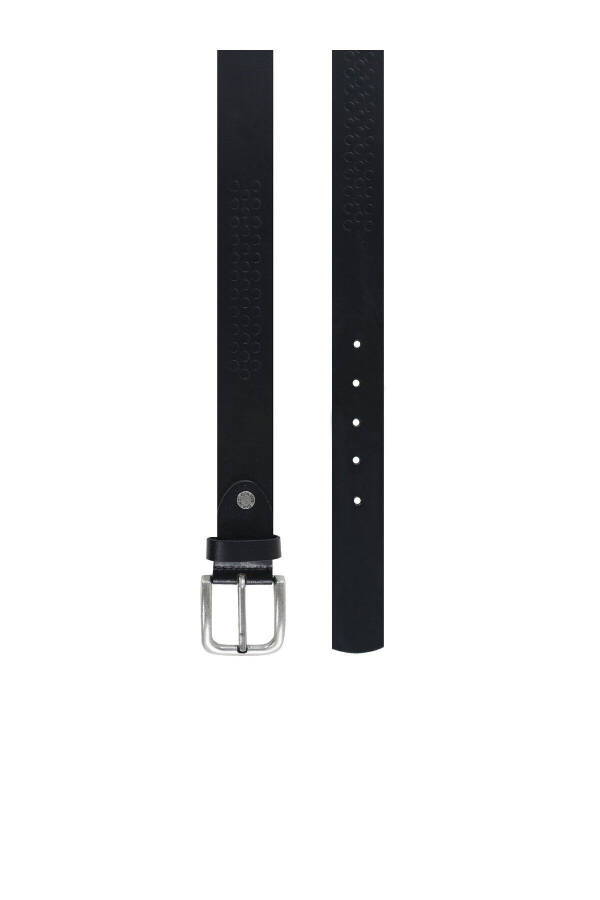 Black men's belt - 1