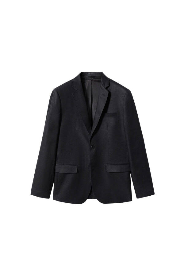 Black Men's Blazer Jacket 57120027 - 6