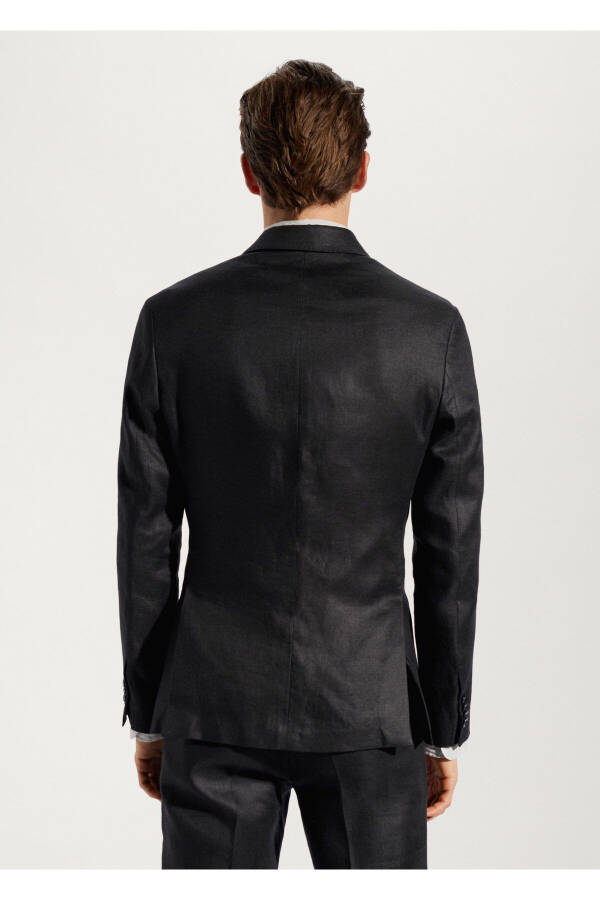 Black Men's Blazer Jacket 57120027 - 8