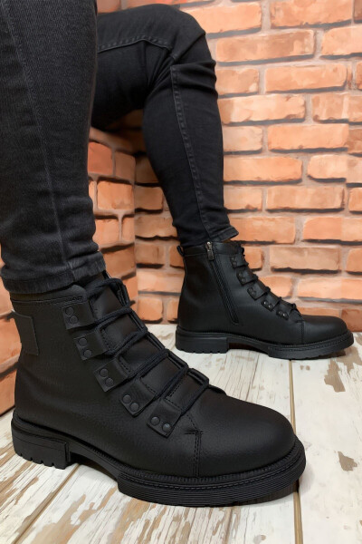 Black Men's Boots 0012716 - 15