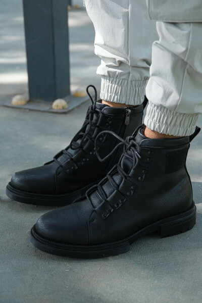 Black Men's Boots 0012716 - 9