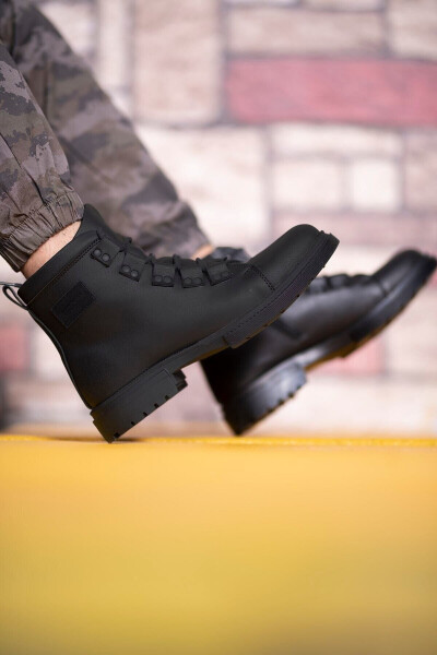 Black Men's Boots 0012716 - 13