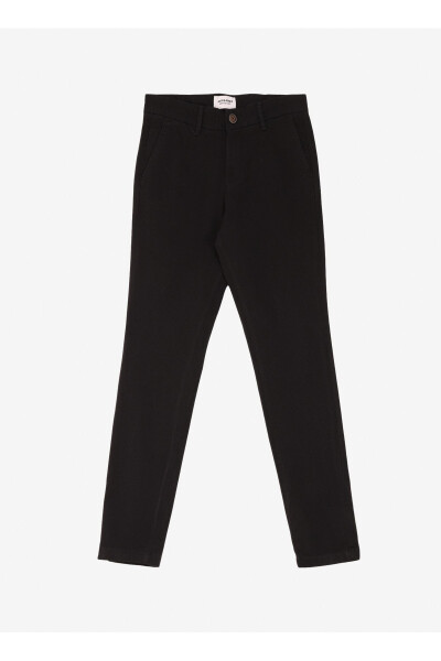 Black Men's Chino Pants - 1