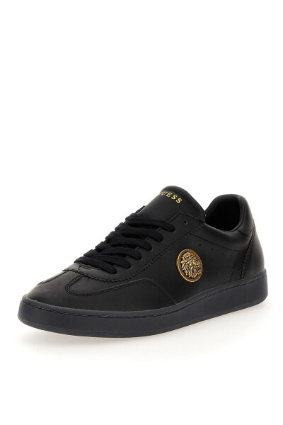 Black Men's Leather Sneaker FANO - 1