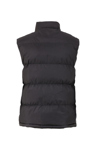 Black Men's Puffer Vest - 2