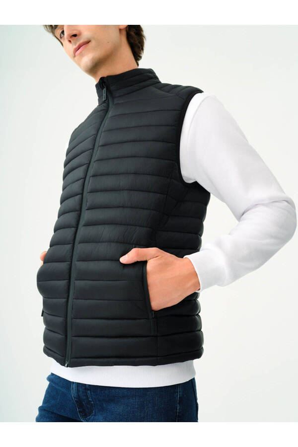 Black Men's Vest - 5