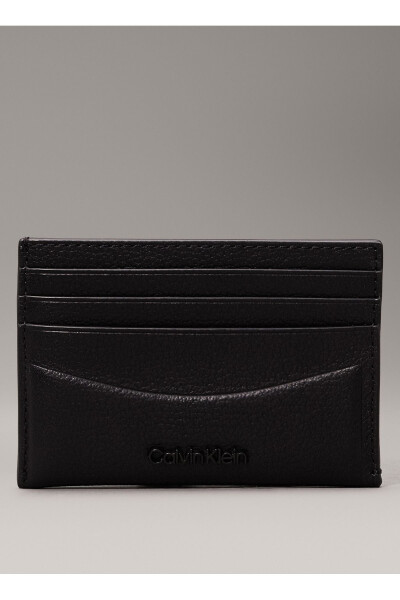 Black Men's Wallet MINIMAL FOCUS CARDHOLDER 6CC - 1