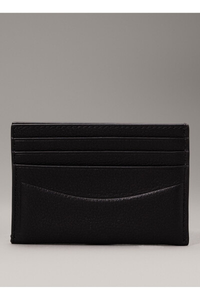 Black Men's Wallet MINIMAL FOCUS CARDHOLDER 6CC - 2