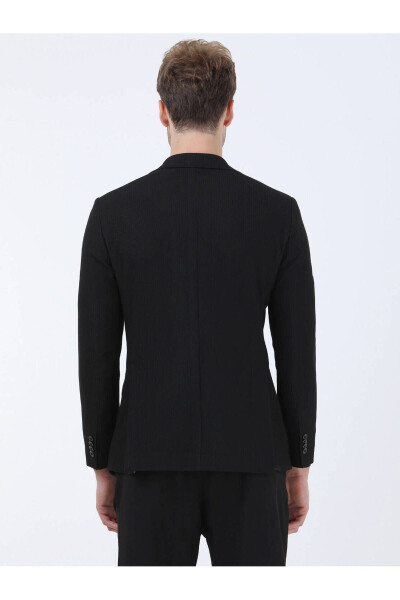 Black Modern Fit Jacket - 6