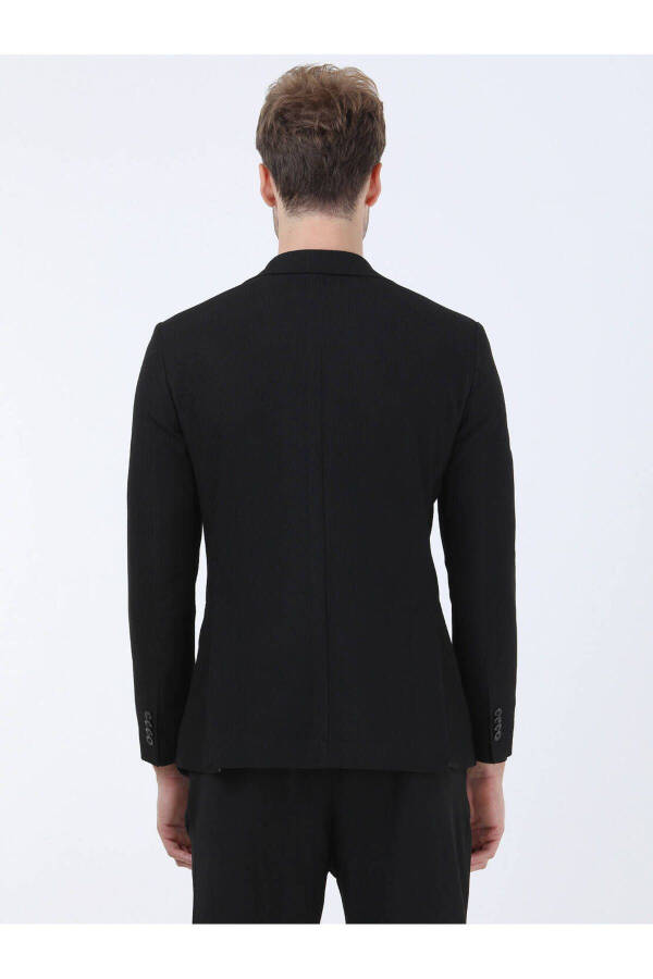 Black Modern Fit Jacket - 6