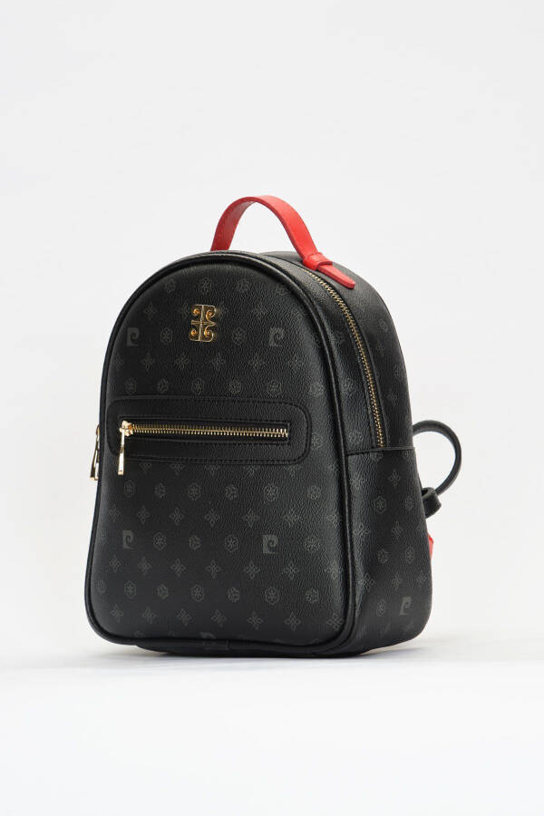 Black Monogram Women's Backpack 05PO22Y1541 - 3