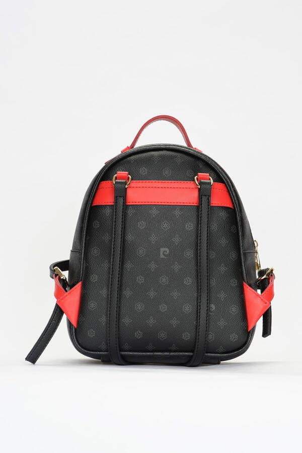 Black Monogram Women's Backpack 05PO22Y1541 - 5