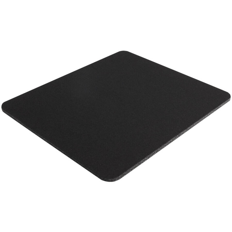 Black mouse pad fabric with rubber backing - 1