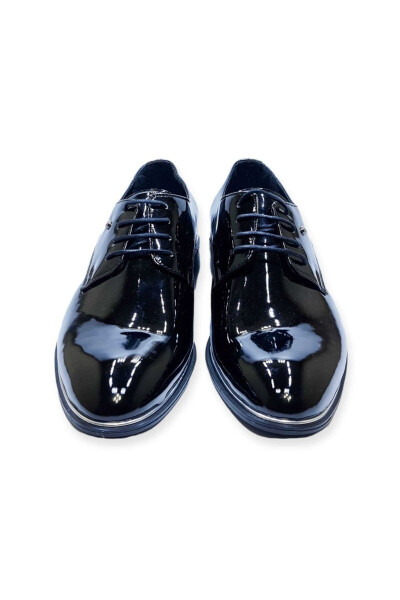 Black Patent Leather Classic Men's Dress Shoe - 2