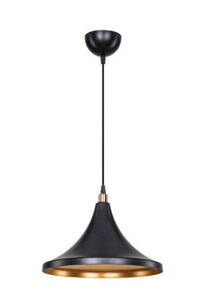 Black Pendant Chandelier Bedroom Living Room Kitchen Hall Lamp - 2