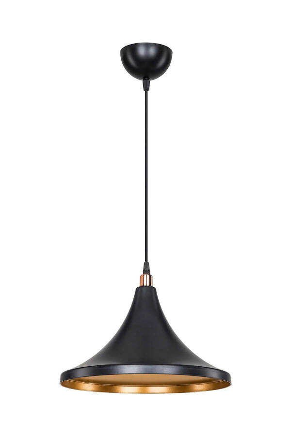 Black Pendant Chandelier Bedroom Living Room Kitchen Hall Lamp - 2