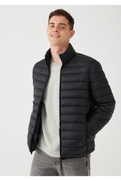 Black puffer jacket (0110016) - 5