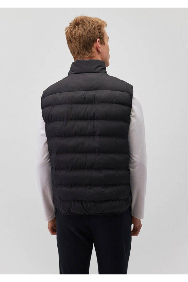 Black Puffer Vest - 2