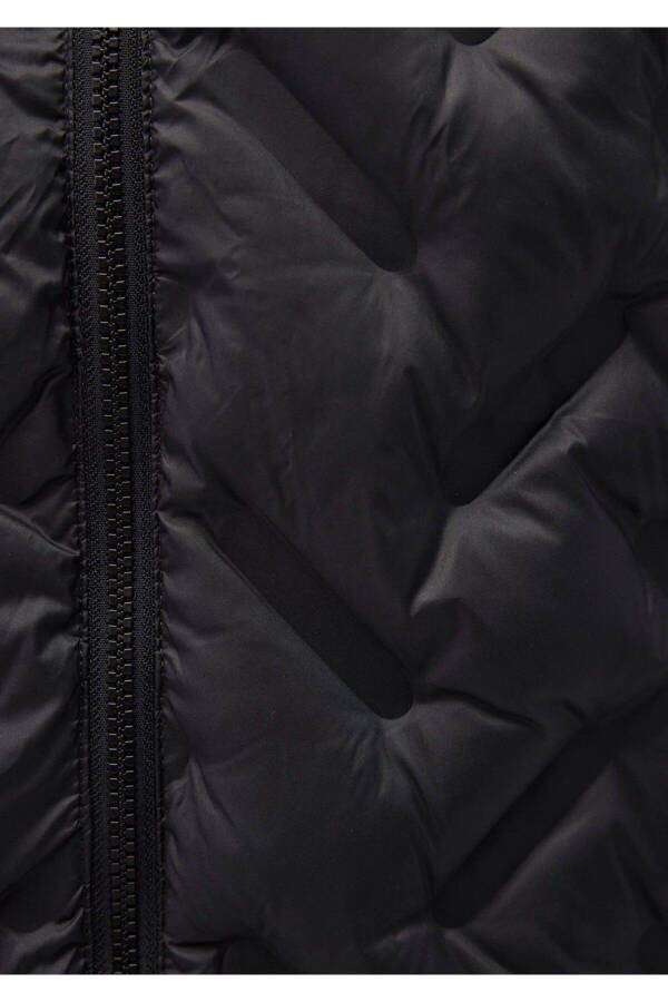 Black Puffer Vest - 7