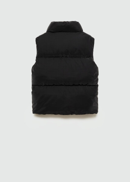 Black quilted vest - 17